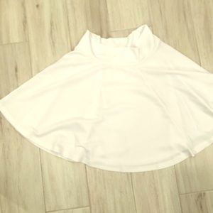 Stretchy Flared Casual Mini Skater Skirt